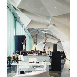 FARETTO DA INCASSO IN GESSO ROTONDO CON PORTALAMPADE GU10 VERNICIABILE GEA LUCE - Cristalensi Shop Online 2