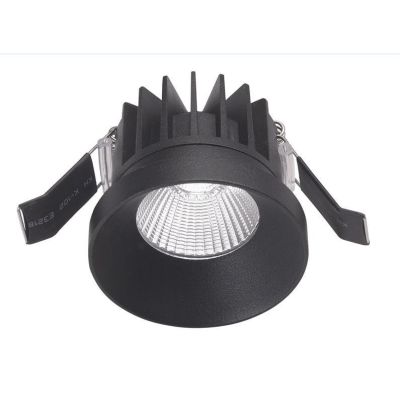 FARETTO DA INCASSO ROTONDO IN ALLUMINIO BIANCO O NERO LED 9W LUCE 3000K IP54 GEA LUCE - Cristalensi Shop Online