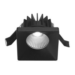 FARETTO DA INCASSO QUADRATO IN ALLUMINIO BIANCO O NERO LED 9W LUCE 3000K IP54 GEA LUCE - Cristalensi Shop Online