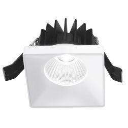 FARETTO DA INCASSO QUADRATO IN ALLUMINIO BIANCO O NERO LED 9W LUCE 3000K IP54 GEA LUCE - Cristalensi Shop Online 2