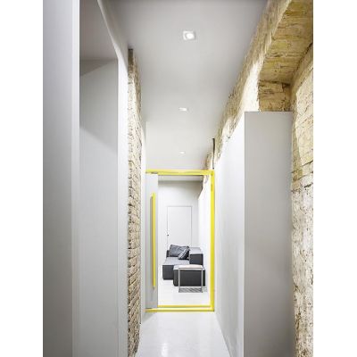 FARETTO DA INCASSO QUADRATO IN ALLUMINIO FINITURA BIANCA O CROMO LAMPADINA GU10 MODERNO GEA LUCE - Cristalensi Shop Online
