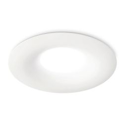 FARETTO DA INCASSO ROTONDO IN ALLUMINIO BIANCO OPACO CON LAMPADINA GU10 MODERNO GEA LUCE - Cristalensi Shop Online