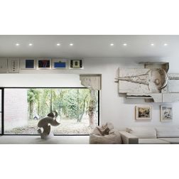 FARETTO DA INCASSO QUADRATO IN ALLUMINIO BIANCO OPACO CON LAMPADINA GU10 MODERNO GEA LUCE - Cristalensi Shop Online 2