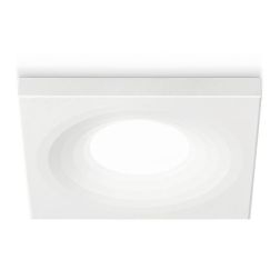 FARETTO DA INCASSO MODERNO QUADRATO IN ALLUMINIO BIANCO OPACO CON LAMPADINA GU10 MODERNO GEA LUCE - Cristalensi Shop Online
