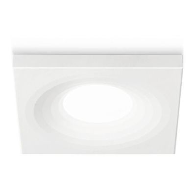 FARETTO DA INCASSO MODERNO QUADRATO IN ALLUMINIO BIANCO OPACO CON LAMPADINA GU10 MODERNO GEA LUCE - Cristalensi Shop Online