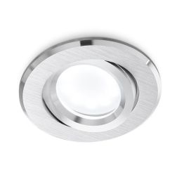 FARETTO DA INCASSO ORIENTABILE ROTONDO BIANCO NERO O ALLUMINIO CON LAMPADINA GU10 MODERNO GEA LUCE - Cristalensi Shop Online 2