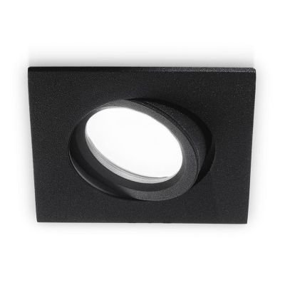 FARETTO DA INCASSO ORIENTABILE QUADRATO BIANCO NERO O ALLUMINIO CON LAMPADINA GU10 MODERNO GEA LUCE - Cristalensi Shop Online