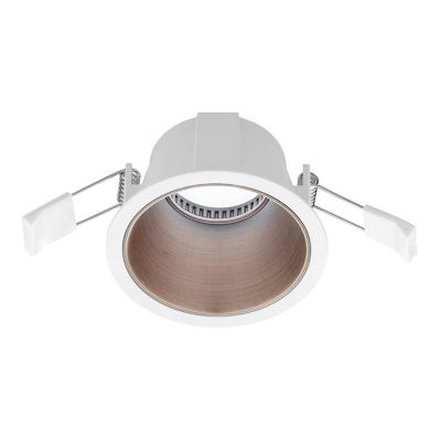 FARETTO DA INCASSO ROTONDO IN ALLUMINIO BIANCO CON COVER IN TRE COLORI CON LAMPADINA GU10 GEA LUCE - Cristalensi Shop Online