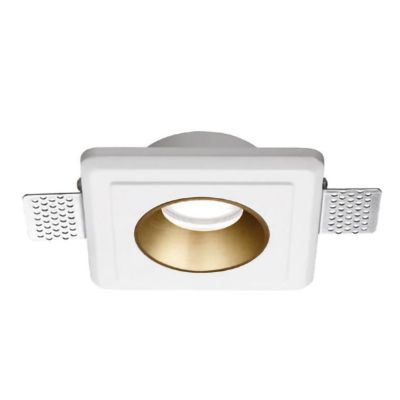 FARETTO DA INCASSO IN GESSO TONDO CON COVER COLORATA IN TRE COLORI CON LAMPADINA GU10 GEA LUCE - Cristalensi Shop Online