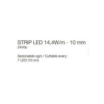 STRIP LED 14,4W/M IP20 24VDC GST130 ROLLA DA 5 METRI DELLA GEA LUCE GEA LUCE - Cristalensi Shop Online