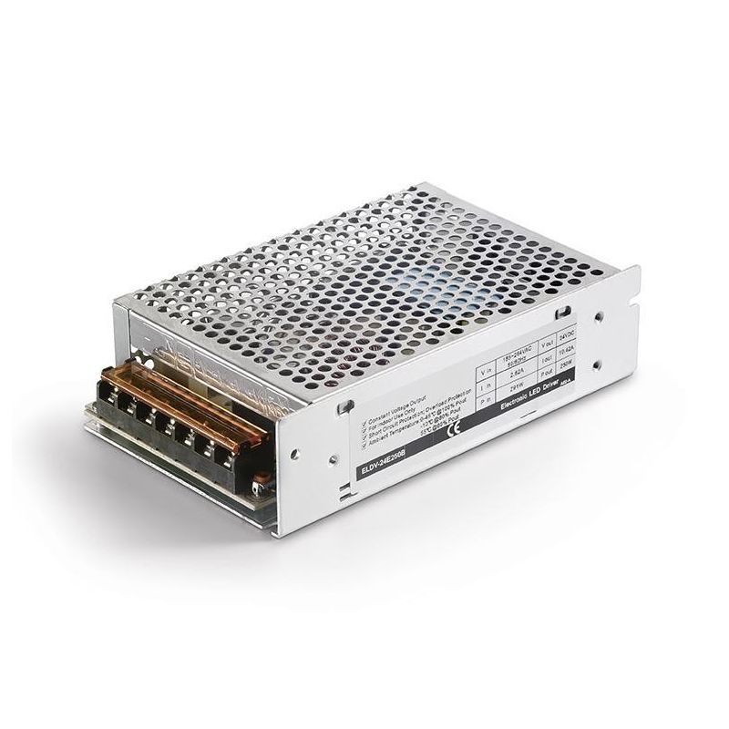 DRIVER ALIMENTATORE 240W 24VDC IP20 PER STRIP LED CRISTALENSI LAMPADINE - Cristalensi Shop Online