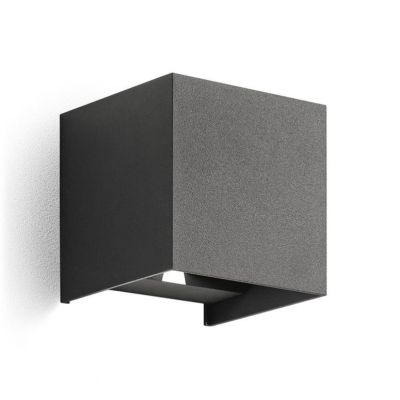 APPLIQUE DA ESTERNO BIEMISSIONE LED 2X5W LUCE 3000K O 4000K 5 COLORI DISPONIBILI IP54 GEA LUCE GEA LUCE - Cristalensi Shop Onlin