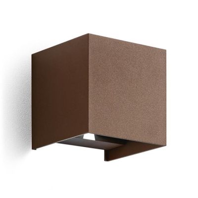 APPLIQUE DA ESTERNO BIEMISSIONE LED 2X5W LUCE 3000K O 4000K 5 COLORI DISPONIBILI IP54 GEA LUCE GEA LUCE - Cristalensi Shop Onlin