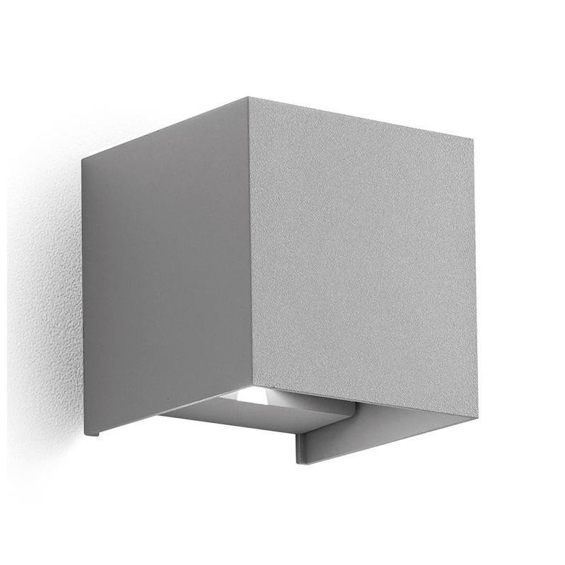 APPLIQUE DA ESTERNO BIEMISSIONE LED 2X5W LUCE 3000K O 4000K 5 COLORI DISPONIBILI IP54 GEA LUCE GEA LUCE - Cristalensi Shop Onlin