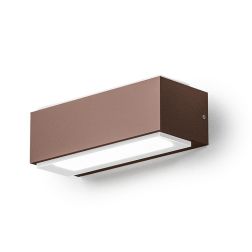 APPLIQUE DA ESTERNO IP65 BIEMISSIONE LED 10W LUCE 4000K ANTRACITE BIANCO O RUGGINE GEA LUCE GEA LUCE - Cristalensi Shop Online