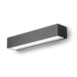 APPLIQUE DA ESTERNO IP65 BIEMISSIONE LED 20W LUCE 4000K ANTRACITE BIANCO O RUGGINE GEA LUCE GEA LUCE - Cristalensi Shop Online