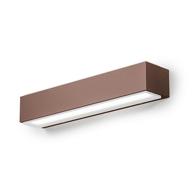 APPLIQUE DA ESTERNO IP65 BIEMISSIONE LED 20W LUCE 4000K ANTRACITE BIANCO O RUGGINE GEA LUCE GEA LUCE - Cristalensi Shop Online