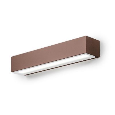 APPLIQUE DA ESTERNO IP65 BIEMISSIONE LED 20W LUCE 4000K ANTRACITE BIANCO O RUGGINE GEA LUCE GEA LUCE - Cristalensi Shop Online