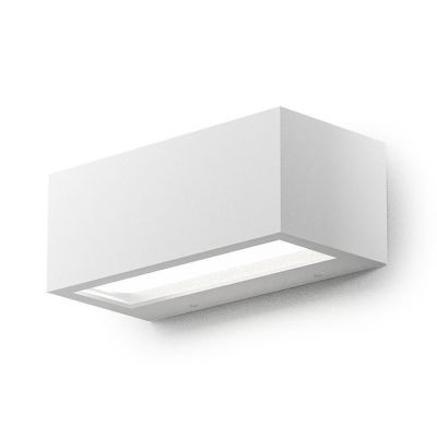 APPLIQUE DA ESTERNO IP65 BIEMISSIONE LED 15W LUCE 4000K ANTRACITE BIANCO O RUGGINE GEA LUCE GEA LUCE - Cristalensi Shop Online