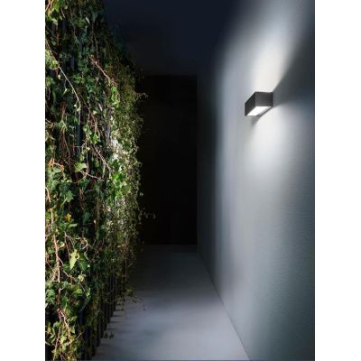 APPLIQUE DA ESTERNO IP65 BIEMISSIONE LED 15W LUCE 4000K ANTRACITE BIANCO O RUGGINE GEA LUCE GEA LUCE - Cristalensi Shop Online