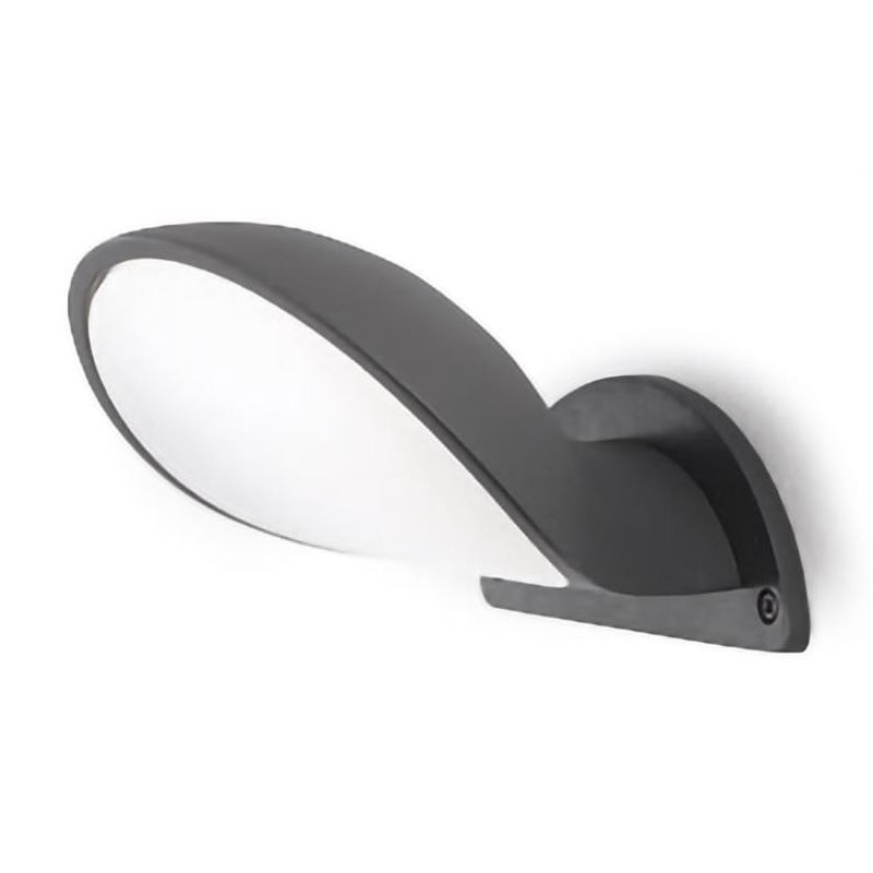 APPLIQUE DA ESTERNO IP65 MODERNA LED 10W LUCE 4000K ANTRACITE O BIANCO DELLA GEA LUCE GEA LUCE - Cristalensi Shop Online