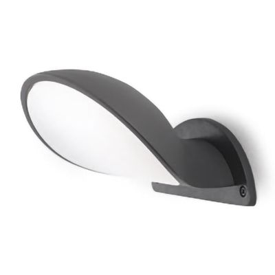 APPLIQUE DA ESTERNO IP65 MODERNA LED 10W LUCE 4000K ANTRACITE O BIANCO DELLA GEA LUCE GEA LUCE - Cristalensi Shop Online