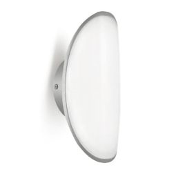 APPLIQUE DA ESTERNO IP65 OVALE LED 13W LUCE 4000K GRIGIO METALLIZZATO O ANTRACITE MODERNA GEA LUCE - Cristalensi Shop Online 2