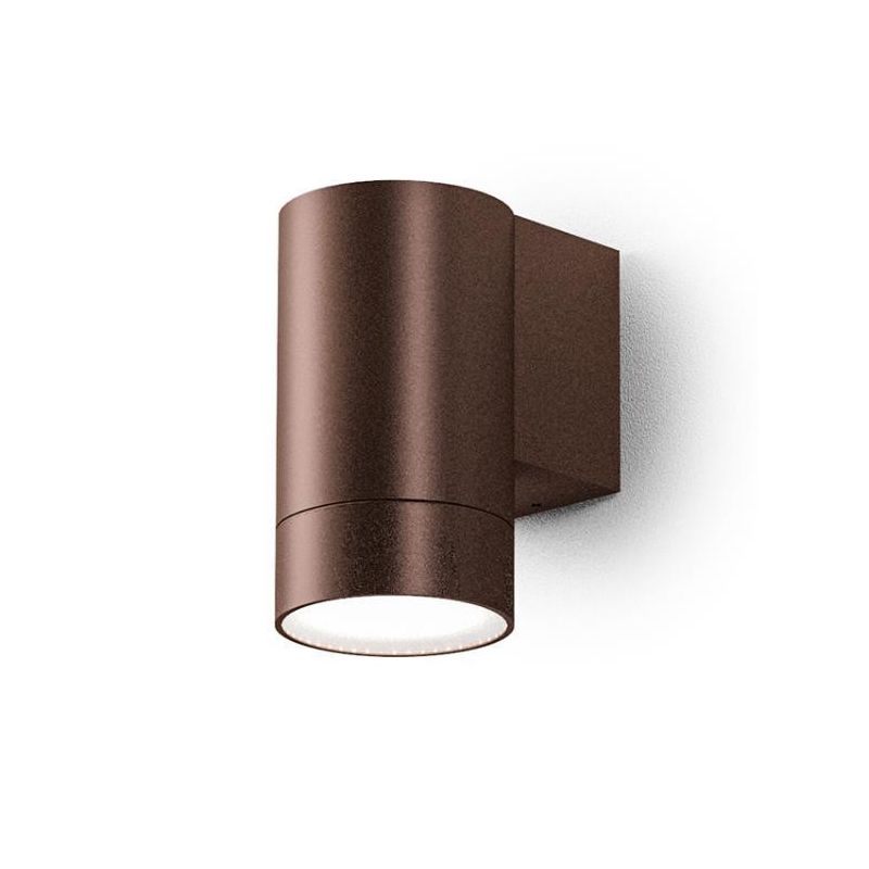 APPLIQUE DA ESTERNO MONO-EMISSIONE IP54 CON LAMPADINA GU10 IN 4 COLORI MODERNA GEA LUCE - Cristalensi Shop Online