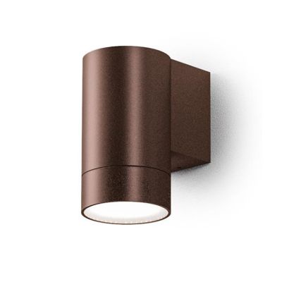 APPLIQUE DA ESTERNO MONO-EMISSIONE IP54 CON LAMPADINA GU10 IN 4 COLORI MODERNA GEA LUCE - Cristalensi Shop Online
