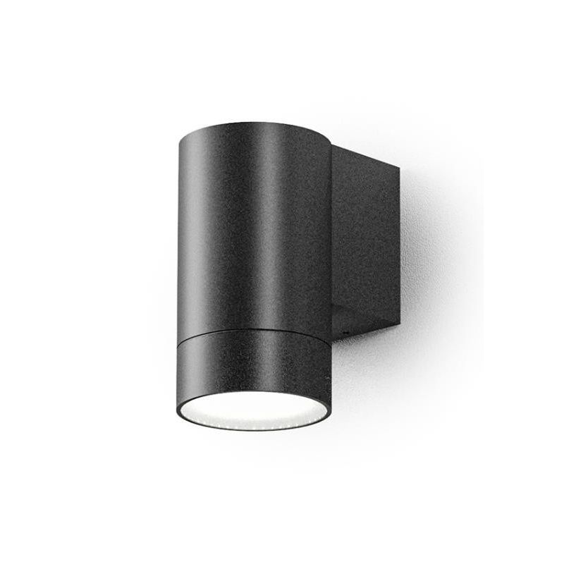 APPLIQUE DA ESTERNO MONO-EMISSIONE IP54 CON LAMPADINA GU10 IN 4 COLORI MODERNA GEA LUCE - Cristalensi Shop Online