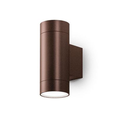 APPLIQUE DA ESTERNO A CILINDRO BI-EMISSIONE IP54 CON LAMPADINE GU10 IN 4 COLORI MODERNA GEA LUCE - Cristalensi Shop Online