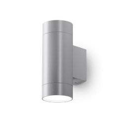 APPLIQUE DA ESTERNO A CILINDRO BI-EMISSIONE IP54 CON LAMPADINE GU10 IN 4 COLORI MODERNA GEA LUCE - Cristalensi Shop Online 2