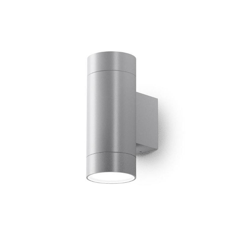 APPLIQUE DA ESTERNO A CILINDRO BI-EMISSIONE IP54 CON LAMPADINE GU10 IN 4 COLORI MODERNA GEA LUCE - Cristalensi Shop Online