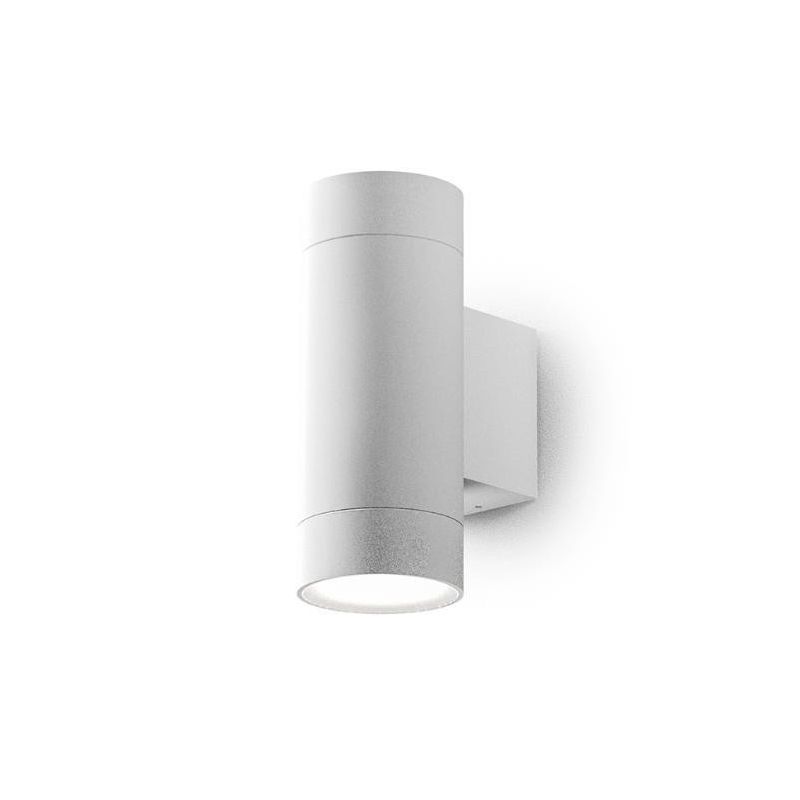 APPLIQUE DA ESTERNO A CILINDRO BI-EMISSIONE IP54 CON LAMPADINE GU10 IN 4 COLORI MODERNA GEA LUCE - Cristalensi Shop Online