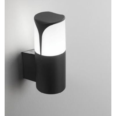 APPLIQUE DA ESTERNO MODERNA IP44 BIANCA ANTRACITE O GRIGIO LAMPADINA ATTACCO E27 GEA LUCE GEA LUCE - Cristalensi Shop Online