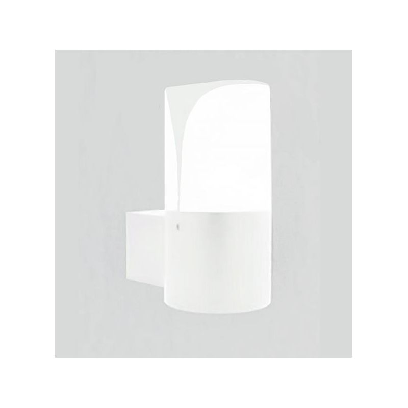 APPLIQUE DA ESTERNO MODERNA IP44 BIANCA ANTRACITE O GRIGIO LAMPADINA ATTACCO E27 GEA LUCE GEA LUCE - Cristalensi Shop Online