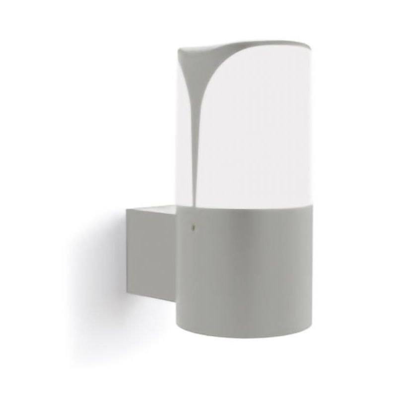 APPLIQUE DA ESTERNO MODERNA IP44 BIANCA ANTRACITE O GRIGIO LAMPADINA ATTACCO E27 GEA LUCE GEA LUCE - Cristalensi Shop Online