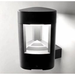 APPLIQUE DA ESTERNO MODERNA IP54 ANTRACITE O GRIGIO LAMPADINA ATTACCO GX53 GEA LUCE GEA LUCE - Cristalensi Shop Online