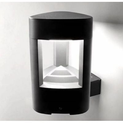 APPLIQUE DA ESTERNO MODERNA IP54 ANTRACITE O GRIGIO LAMPADINA ATTACCO GX53 GEA LUCE GEA LUCE - Cristalensi Shop Online