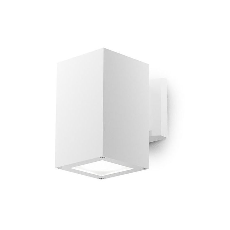 APPLIQUE DA ESTERNO A CUBO MONO-EMISSIONE IP65 CON LAMPADINA E27 IN 3 COLORI MODERNA ECONONICA GEA LUCE - Cristalensi Shop Onlin