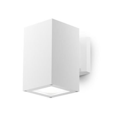 APPLIQUE DA ESTERNO A CUBO MONO-EMISSIONE IP65 CON LAMPADINA E27 IN 3 COLORI MODERNA ECONONICA GEA LUCE - Cristalensi Shop Onlin