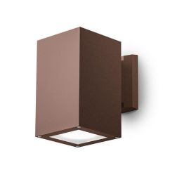 APPLIQUE DA ESTERNO A CUBO MONO-EMISSIONE IP65 CON LAMPADINA E27 IN 3 COLORI MODERNA ECONONICA GEA LUCE - Cristalensi Shop Onlin