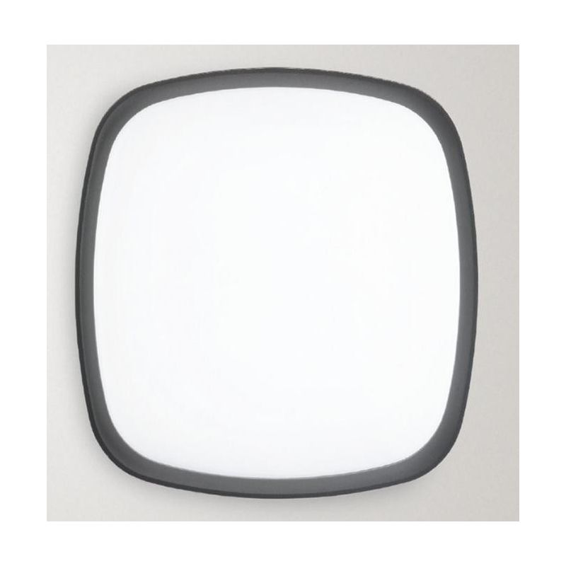 PLAFONIERA DA ESTERNO QUADRATA IP65 LED 20W LUCE 4000K ANTRACITE O GRIGIO MODERNA GEA LUCE - Cristalensi Shop Online