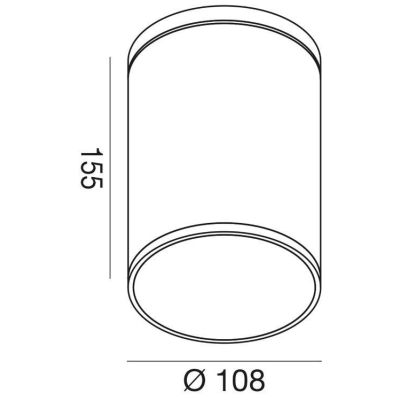 PICCOLA PLAFONIERA DA ESTERNO IP65 ANTRACITE BIANCO O RUGGINE ECONOMICA E MODERNA GEA LUCE - Cristalensi Shop Online