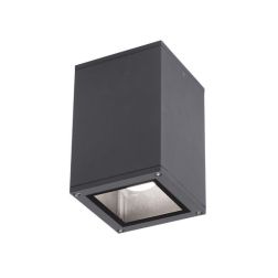 PICCOLA PLAFONIERA DA ESTERNO IP65 ANTRACITE BIANCO O RUGGINE ECONOMICA E MODERNA GEA LUCE - Cristalensi Shop Online 2