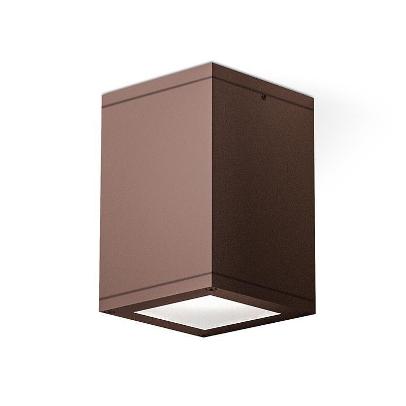 PICCOLA PLAFONIERA DA ESTERNO IP65 ANTRACITE BIANCO O RUGGINE ECONOMICA E MODERNA GEA LUCE - Cristalensi Shop Online