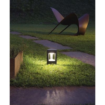 PICCOLO LAMPIONCINO H20 DA ESTERNO IP54 ANTRACITE O GRIGIO MODERNO LAMPADINA GX53 GEA LUCE GEA LUCE - Cristalensi Shop Online
