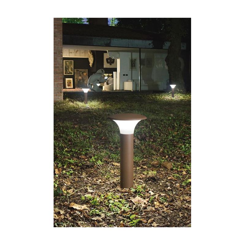 LAMPIONCINO H50 DA ESTERNO IP44 ANTRACITE O RUGGINE MODERNO LAMPADINA E27 GEA LUCE GEA LUCE - Cristalensi Shop Online