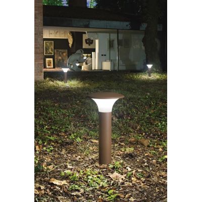 LAMPIONCINO H50 DA ESTERNO IP44 ANTRACITE O RUGGINE MODERNO LAMPADINA E27 GEA LUCE GEA LUCE - Cristalensi Shop Online
