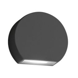 SEGNAPASSO DA ESTERNI TONDEGGIANTE LED 5W IP54 MODERNO BIANCO ANTRACITE ALLUMINIO O MARRONE GEA LUCE - Cristalensi Shop Online 2